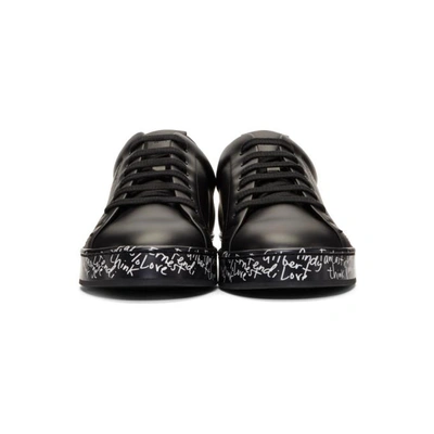 Shop Fendi Black  Vocabulary Sneakers In Na7 F0qa1