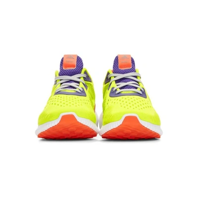 Shop Adidas By Kolor Green Alphabounce 1 Sneakers