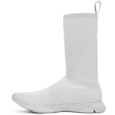 Reebok Grey Sock Supreme Runner Ultk High-top Sneakers | ModeSens