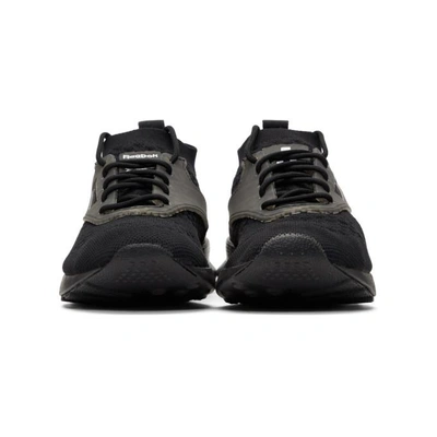 Shop Marcelo Burlon County Of Milan Black Reebok Classic Edition Zoku Runner Utlk Sneakers In Black No Color