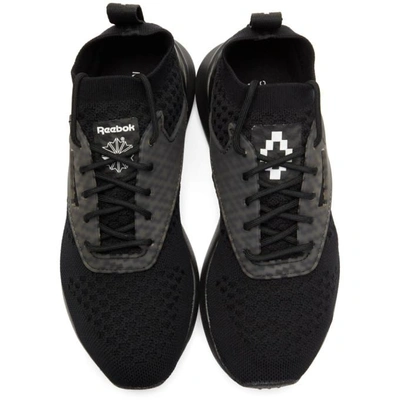 Shop Marcelo Burlon County Of Milan Black Reebok Classic Edition Zoku Runner Utlk Sneakers In Black No Color