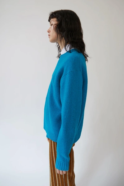 Shop Acne Studios Samara Wool Turquoise