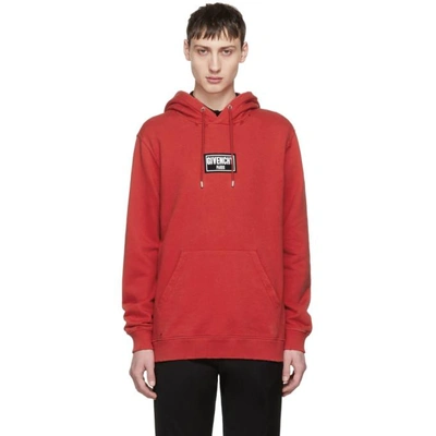 Definition Distress Hoodie - Red – Ubuntu Revolution