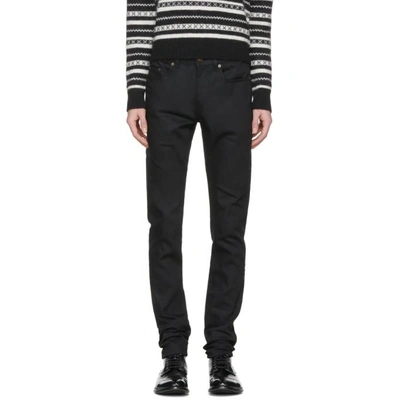 Saint laurent raw hot sale denim