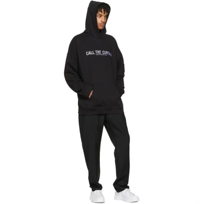 Shop Midnight Studios Black Call The Curtain Hoodie