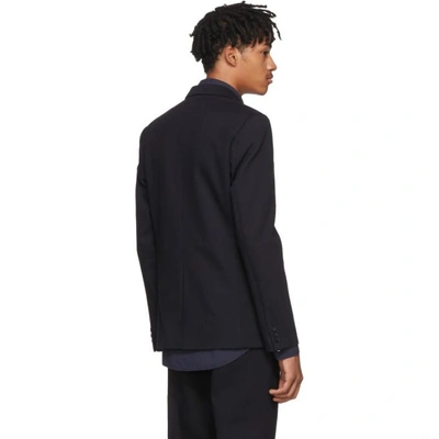 Shop Apc Navy Burbank Blazer