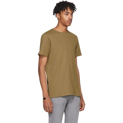 Shop Apc A.p.c. Taupe Jimmy T-shirt In Bae 6205515