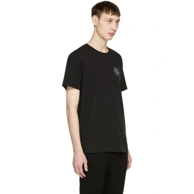 Shop Rag & Bone Rag And Bone Black Dagger T-shirt In Black 001