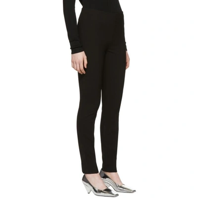 Shop Totême Toteme Black Cruz Trousers In Black 200