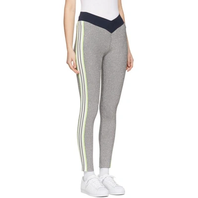 Shop Opening Ceremony Silver Disco Sport Leggings In 0401 Silver