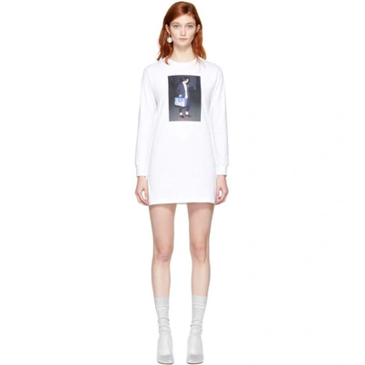 Shop Ashley Williams Ssense Exclusive White Winona T-shirt Dress