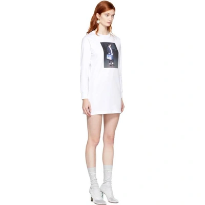 Shop Ashley Williams Ssense Exclusive White Winona T-shirt Dress