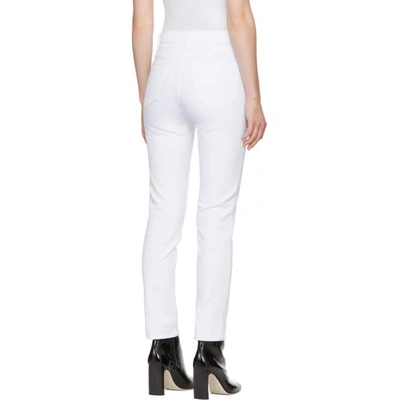 Shop Rag & Bone Rag And Bone White Cigarette Jeans In 100 White