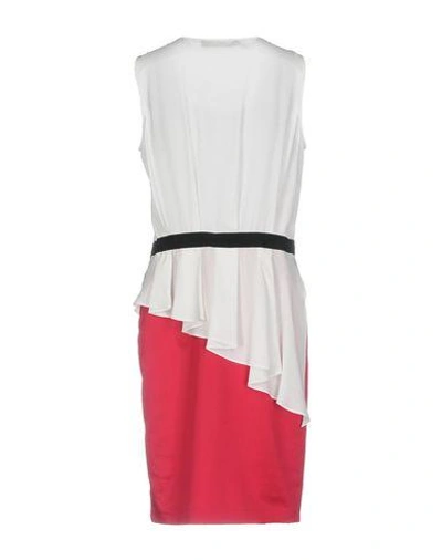 Shop Love Moschino Knee-length Dress In Fuchsia