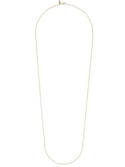 Shop Loquet 32 Inch Yellow Gold Chain In Metallic