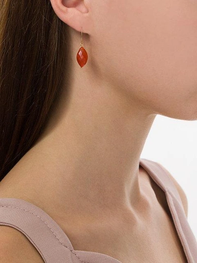 Shop Uzerai Edits Agate Earrings - Red