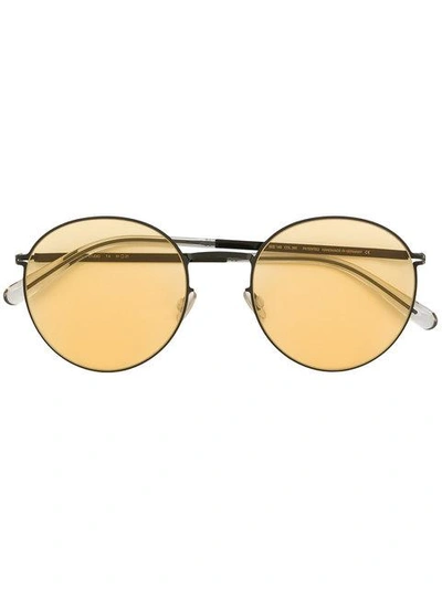 Shop Mykita Round-frame Sunglasses - Black