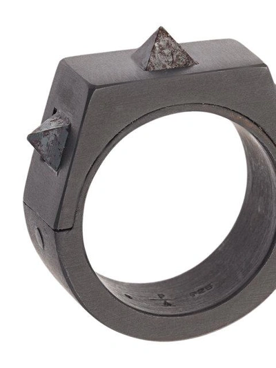 Shop Parts Of Four Sistema Facet Ring In Black