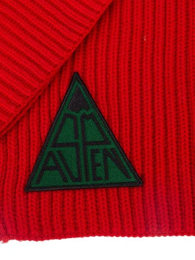 Shop Aztech Mountain 1st Tracks Hat & Scarf In Red