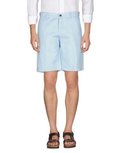 Shop Barena Venezia Shorts & Bermuda In Sky Blue