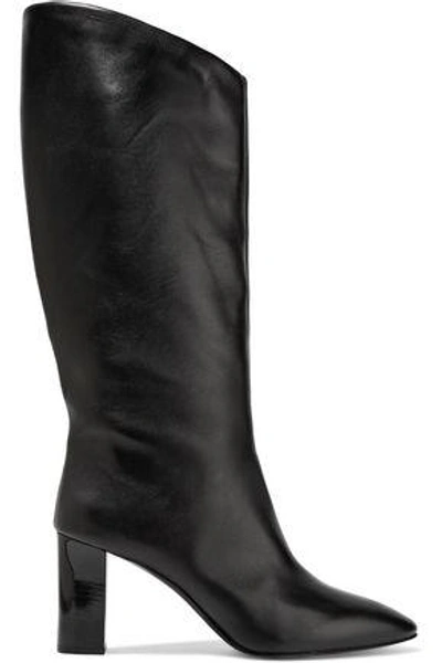 Shop Acne Studios Aly Leather Boots In Black