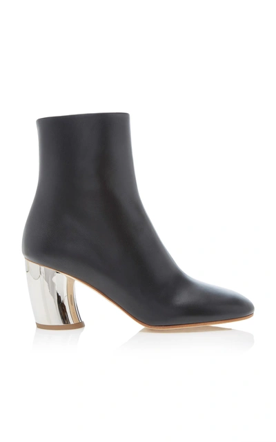 Shop Proenza Schouler Calf Leather Ankle Boots In Black