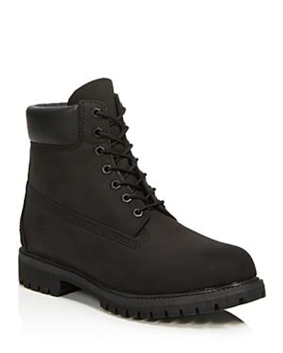 Shop Timberland Men's 6 Waterproof Leather Boots In Black