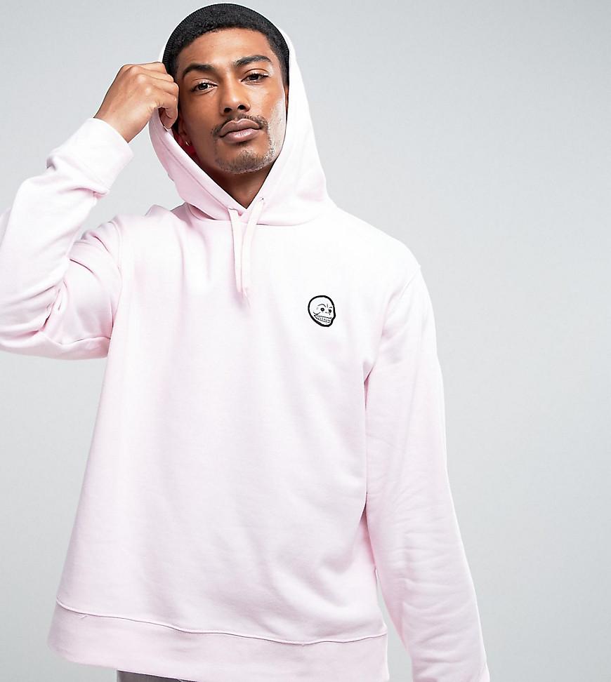 Cheap Monday Pullover Hoody Skull Patch - Pink | ModeSens