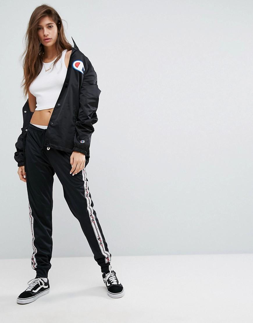 champion tape woven track pants
