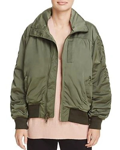Vince hooded hotsell bomber jacket