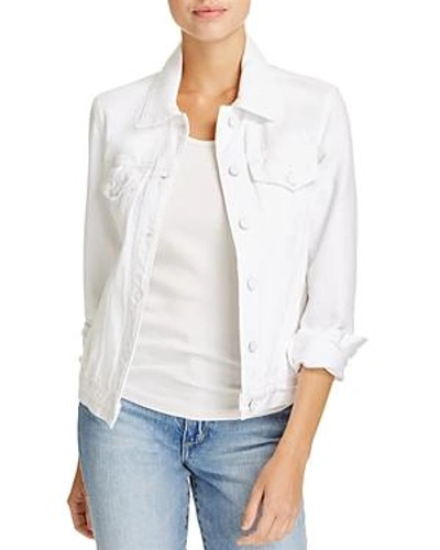 Shop J Brand Slim Denim Jacket In Optic White