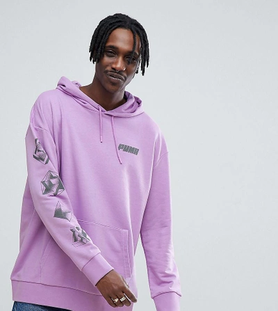 Puma Plus Hoodie With Back Print In Purple Exclusive To Asos - Purple |  ModeSens