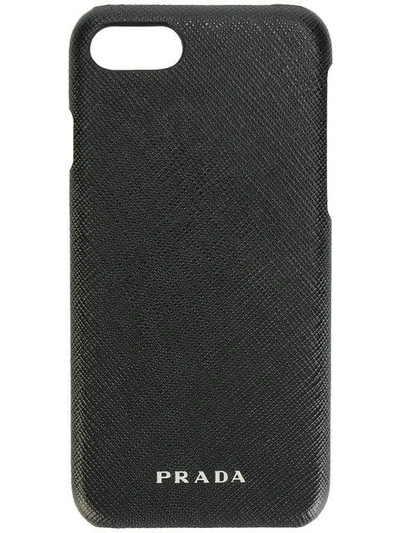 Shop Prada Iphone 7 Case In Black