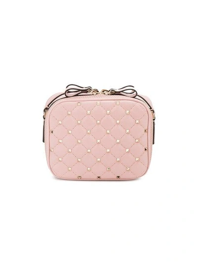 Shop Valentino Garavani Rockstud Spike Crossbody Bag In Pink