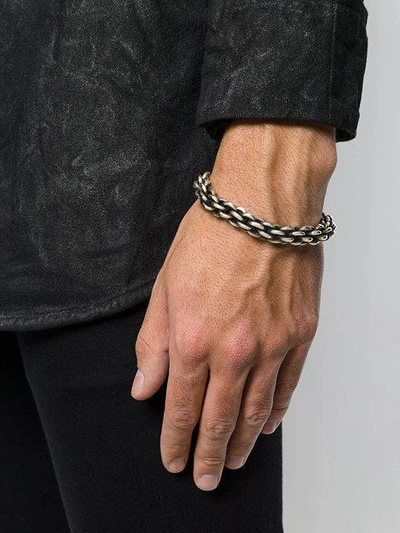 Shop Henson Cage Link Bracelet In Metallic