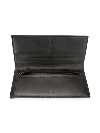 Shop Bottega Veneta Nero Intrecciato Continental Wallet - Brown