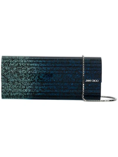 Shop Jimmy Choo Sweetie Clutch In Blue