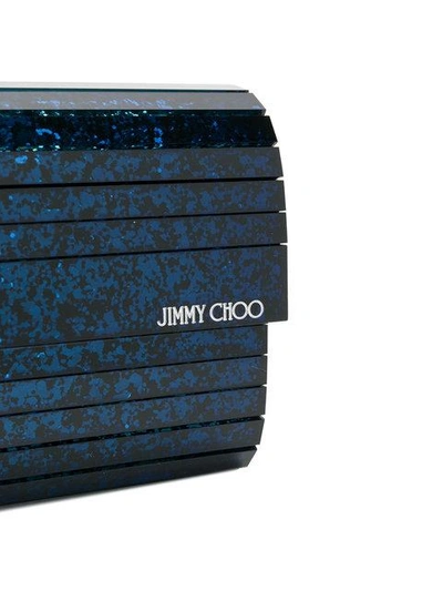 Shop Jimmy Choo Sweetie Clutch In Blue