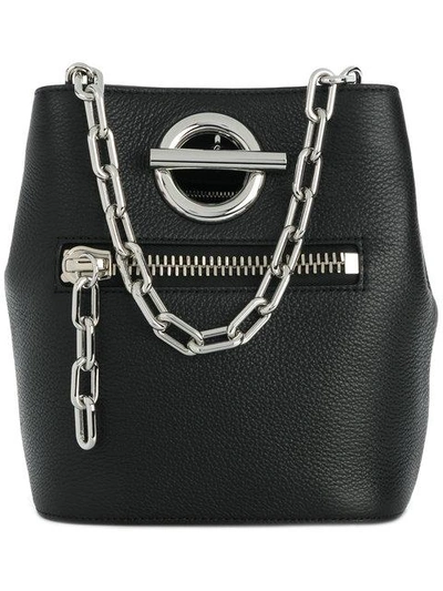 Alexander Wang Riot Leather Crossbody Bag Black ModeSens