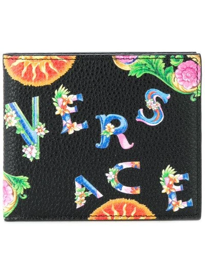 Shop Versace Beverly Palm Bi-fold Wallet