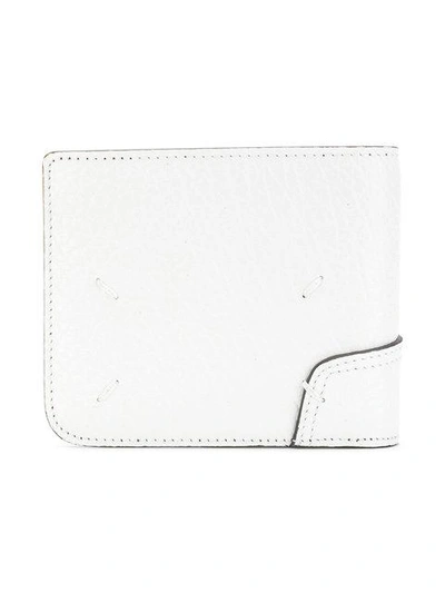 Shop Maison Margiela Paneled Billfold Wallet - White