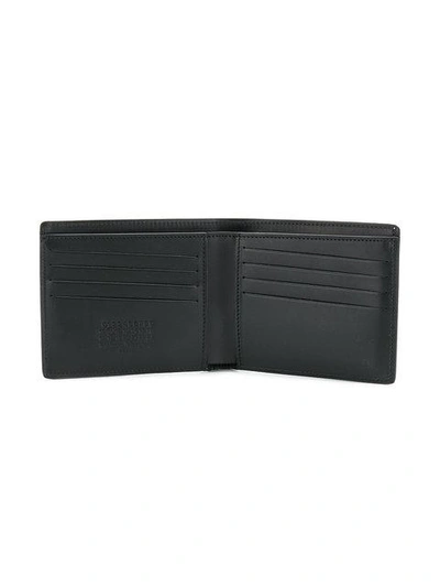 Shop Maison Margiela Reversible Bi-fold Wallet In Black