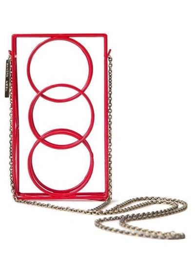 Shop Anndra Neen 'cage' Iphone 6 Case - Red