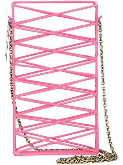 Shop Anndra Neen 'harlequin' Iphone Case - Pink