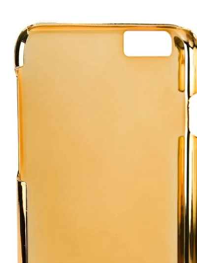 Shop Chiara Ferragni Flirting Iphone 6 Plus Case - Metallic