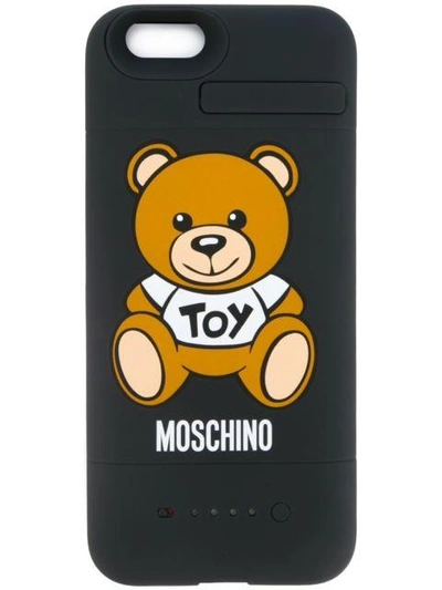 Shop Moschino Toy Bear Iphone 6 Case In Black