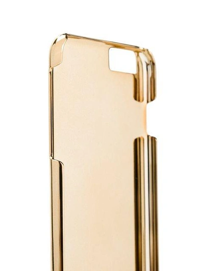 Shop Chiara Ferragni Flirting Gitter Iphone 6/6s Plus Case In Metallic