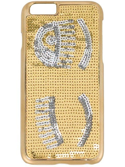 Chiara Ferragni 'flirting' Iphone 6s-hülle In Metallic