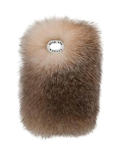 Shop Wild And Woolly Brown Fur Laramie Iphone 6/6s Case