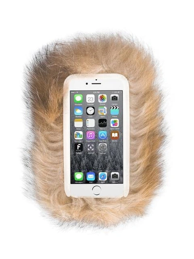 Shop Wild And Woolly Brown Fur Laramie Iphone 6/6s Case